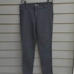 Kut from the Kloth Black White print Trousers size 8